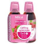Milical draineur ultra go�t framboise lot de 2 x 500ml