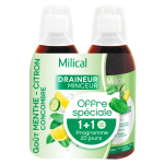Milical draineur ultra menthe citron concombre lot de 2 x 500ml Milical draineur ultra menthe citron concombre lot de 2 x 500ml