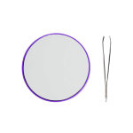 Miroir grossissant x15 + pince  piler violet