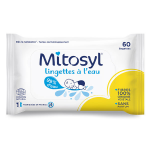 Mitosyl lingettes  l'eau pour bb - 1 sachet de 60 lingettes - eg labo
