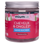 Mium lab cheveux et ongles 42 gummies