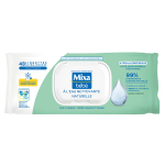 Mixa lingettes b�b� nettoyantes � l'eau naturelle x48