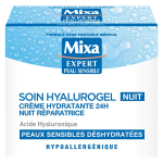 Mixa visage hyalurogel nuit crme - masque hydratante peaux sensibles fatigues 50ml