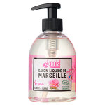 Mkl green nature savon liquide marseille rose bio 300ml