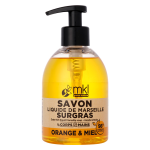 Mkl green nature savon liquide de marseille surgras orange & miel 300ml