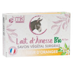 Mkl savon lait d'anesse fleur d'oranger 100g