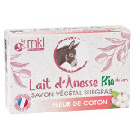 Mkl savon lait d'nesse savon vgtal fleur de coton 100g