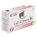 Mkl savon lait d'�nesse savon v�g�tal fleur de coton 100g