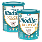 Modilac lot de 2 doucéa lait infantile croissance 3ème Âge 800g Modilac lot de 2 doucéa lait infantile croissance 3ème Âge 800g