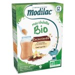 Modilac mes céréales bio cacao vanille dès 12 mois 250g Modilac mes céréales bio cacao vanille dès 12 mois 250g