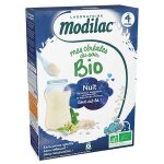 Modilac mes crales du soir bio nuit calme ds 4 mois 250g