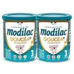 Modilac douca lait infantile croissance 3me ge lot de 2 x 800g