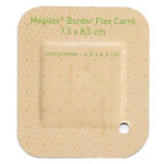 Molnlycke health care mepilex border flex pansement hydrocellulaire carré 7, 5cm x 8, 5cm 16 unités Molnlycke health care mepilex border flex pansement hydrocellulaire carré 7, 5cm x 8, 5cm 16 unités