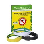 Mousticare bracelet anti - moustique jaune
