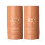 Musc intime d�odorants parfum�s amber flower - lot de 2 x 50g