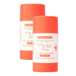 Musc intime dodorants parfums hot peach - lot de 2 x 50g