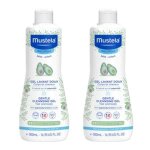 Mustela gel lavant doux lot de 2 x 500ml