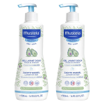 Mustela gel lavant doux lot de 2 x 500ml