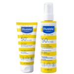 Mustela lot spray solaire spf 50 & lait solaire spf 50 + 100ml
