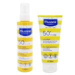 Mustela lot spray solaire spf50 & lait solaire spf50 + 100ml