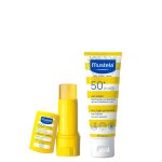 Mustela lot stick solaire spf 50 & lait solaire spf 50 + 40ml