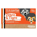 Namaki kit de maquillage zèbre & tigre 3 couleurs Namaki kit de maquillage zèbre & tigre 3 couleurs