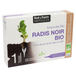 Nat & form ampoules radis noir bio 20 units