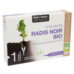 Nat & form ampoules radis noir bio 20 units