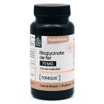 Nat & form nature bisglycinate de fer tonus et immunit 30 glules