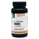 Nat & form l - tyrosine + vitamine b6 nervosit 60 glules