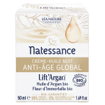 Natessance lift'argan crème huile nuit anti - age global 50ml Natessance lift'argan crème huile nuit anti - age global 50ml