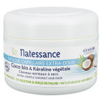 Natessance masque capillaire coco et kratine bio 200ml