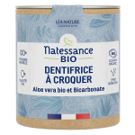 Natessance naturel dentrifice à croquer aloe vera bio et bicarbonate 80 comprimés Natessance naturel dentrifice à croquer aloe vera bio et bicarbonate 80 comprimés