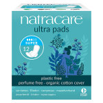 Natracare serviettes ultra pads super  ailettes 12 units