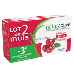 Naturactive urisanol cranberry stevia lot de 2 x 28 sachets sticks