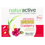 Naturactive urisanol flash cranberry et 5 huiles essentielles 10 gélules et 10 capsules Naturactive urisanol flash cranberry et 5 huiles essentielles 10 gélules et 10 capsules