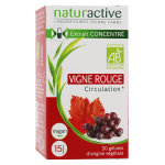 Naturactive vigne rouge bio 30 glules vgtales