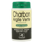 Naturado charbon argile verte 120 gélules Naturado charbon argile verte 120 gélules