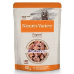 Nature's variety original chien aliment humide grandes et moyennes races dinde 300g