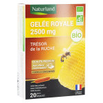 Naturland gele royale 2500mg bio 20 ampoules