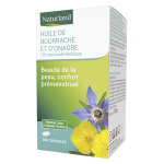 Naturland huile de bourrache et d'onagre 200 capsules Naturland huile de bourrache et d'onagre 200 capsules
