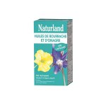 Naturland huile de bourrache et d'onagre 200 capsules