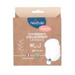 Neobulle lot de 4 coussinets d'allaitement lavables