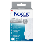 Nexcare soft touch universal 40 pansements
