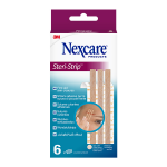 Nexcare? steri - strip? sutures cutanes beige 6mmx75mm 6 paquet