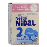 Nidal lait en poudre 2me age 700g