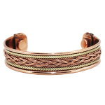 Nildor bracelet de cuivre et doré avec aimants Nildor bracelet de cuivre et doré avec aimants