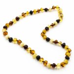 Nildor collier d'ambre adulte multicolore 46cm c20