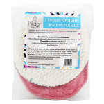 Nildor disques exfoliants biface rutilisables coton bio 2 units