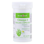 Norsan omega - 3 vegan 1700mg huile d'algue 80 capsules
